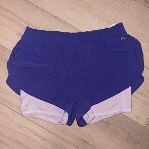 DSG double lined athletic shorts - purple